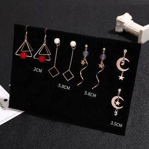 4 pairs/ selected drop earring set
